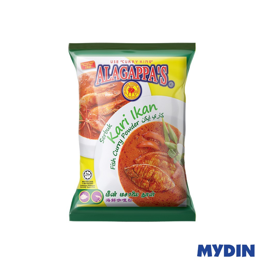 Alagappas Curry Pwd 200g Fish