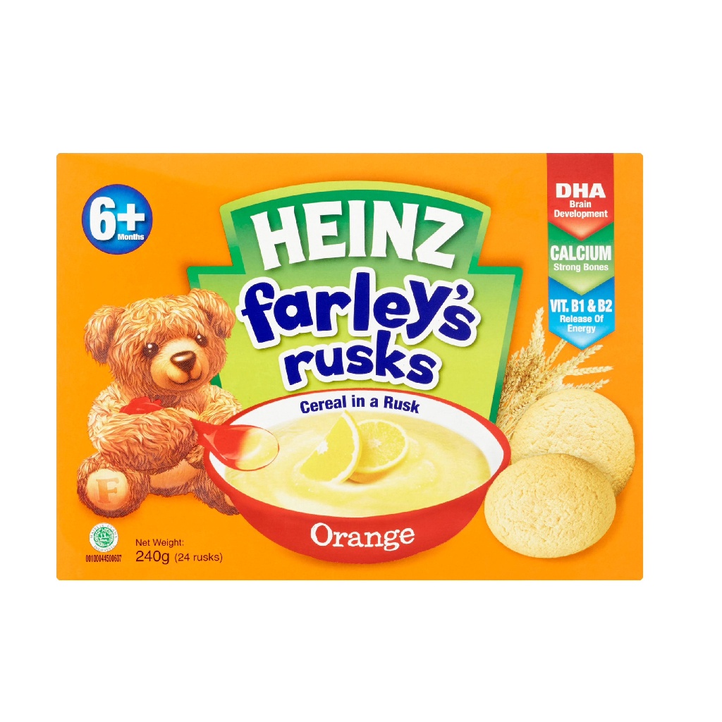Heinz Farleys Baby Rusk 240g Orange