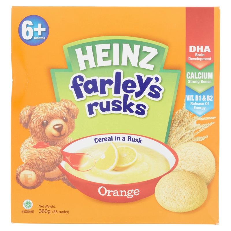 Heinz Farleys Baby Rusk 360g Orange