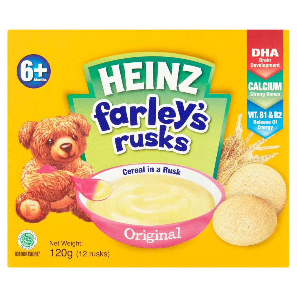 Heinz Farleys Baby Rusk 120g Original