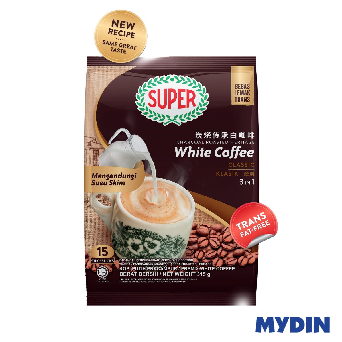 Super Charcoal Rstd W/coffee 15×21g