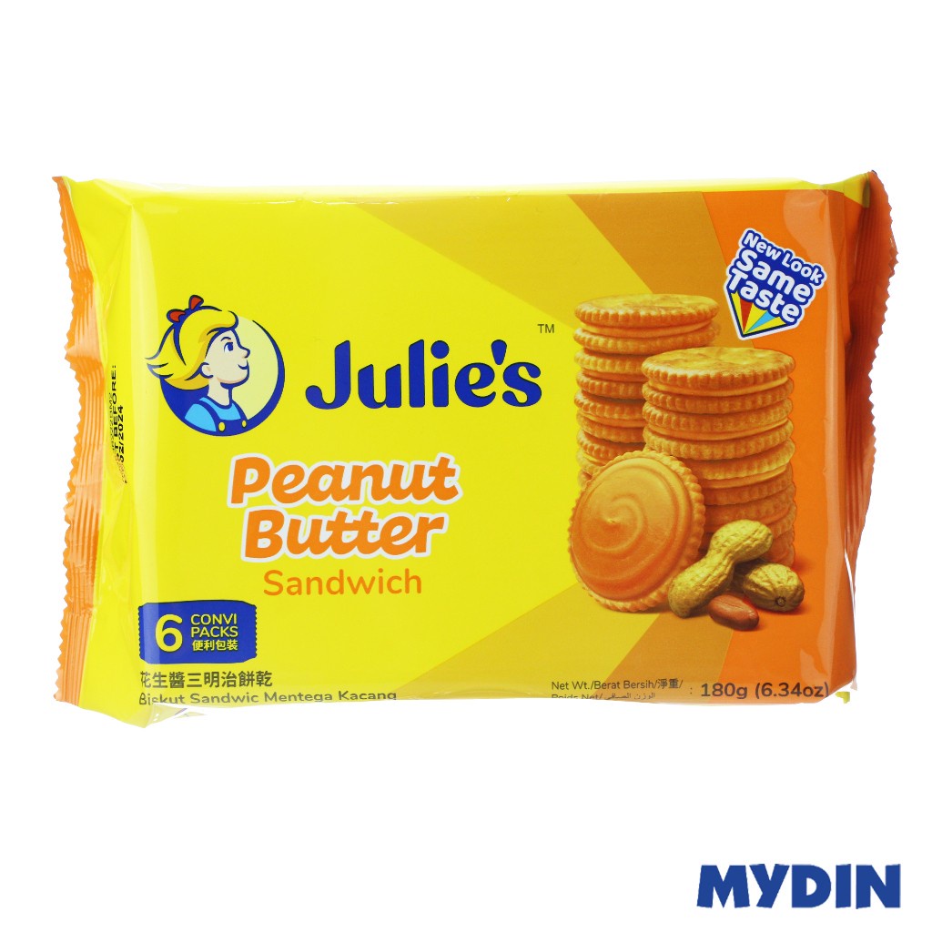 Julies Crm Sndwch 180g Peanut