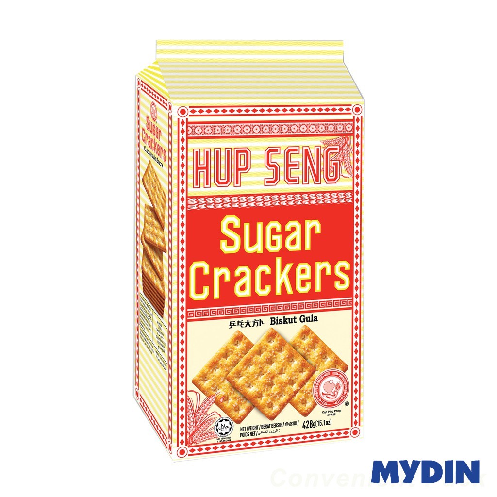 Hup Seng Crckr 428g Sugar