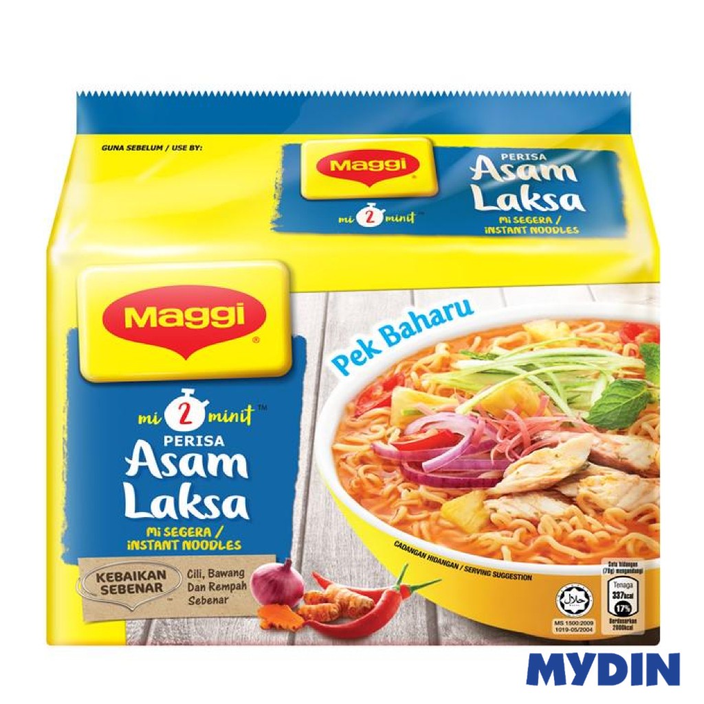 Maggi Instant Ndls 5S 78g Asam Laksa