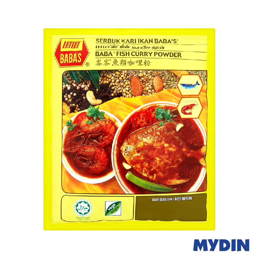 Babas Curry Pwd 250g Fish