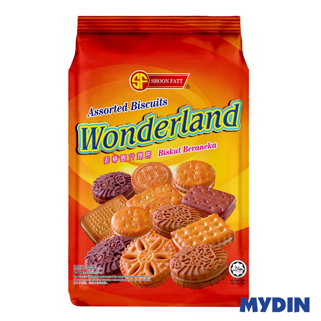 Shoon Fatt Wonderland Bisc 250g Asst