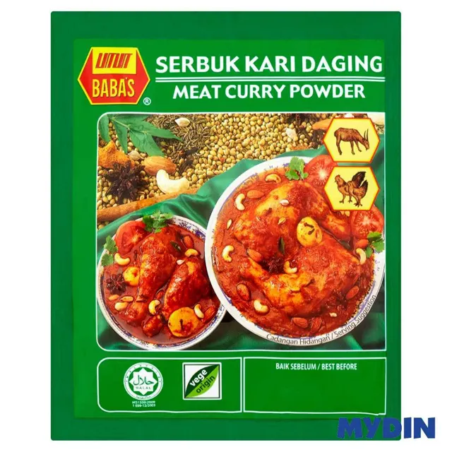 Babas Curry Pwd 25g Meat