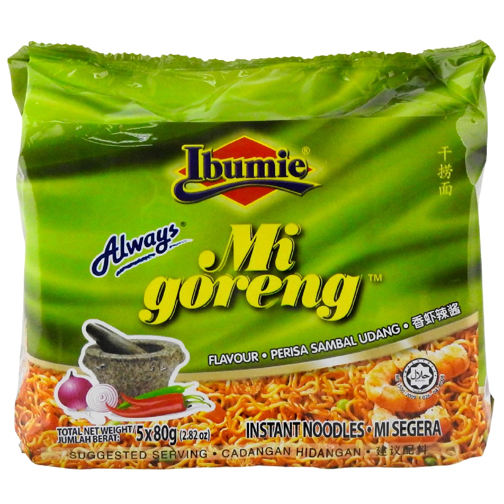 Ibumie F/ndls 5×80g Prawn Smbl
