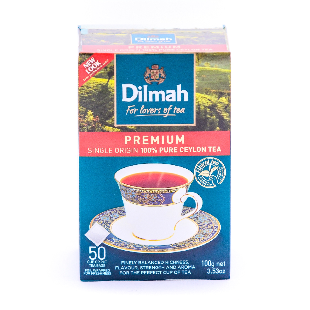 Dilmah Premium Tea Pot Bags 50×2g