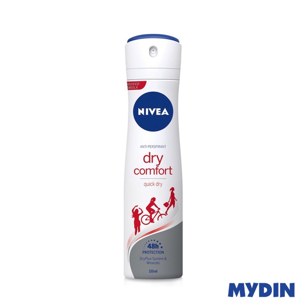 Nivea Wmn D/spry 150ml Dry Comfort