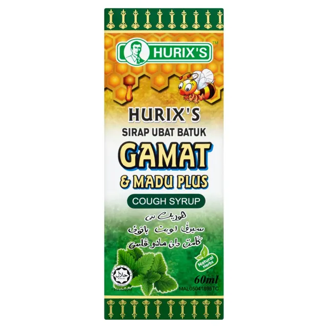 Hurixs Cough Relief Adult 60ml Gmt&honey