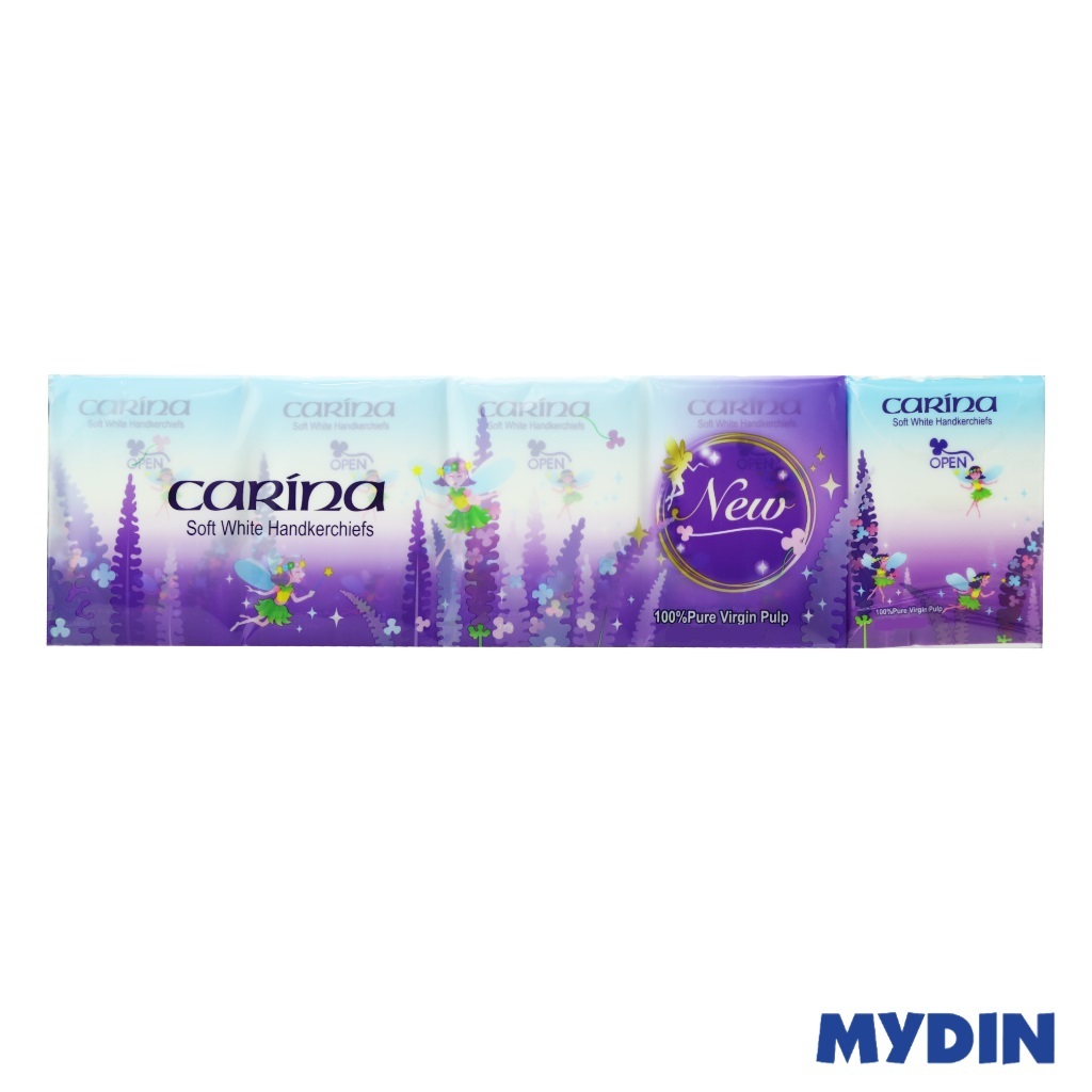 Carina Fac Tiss Hanky 10×10 3ply