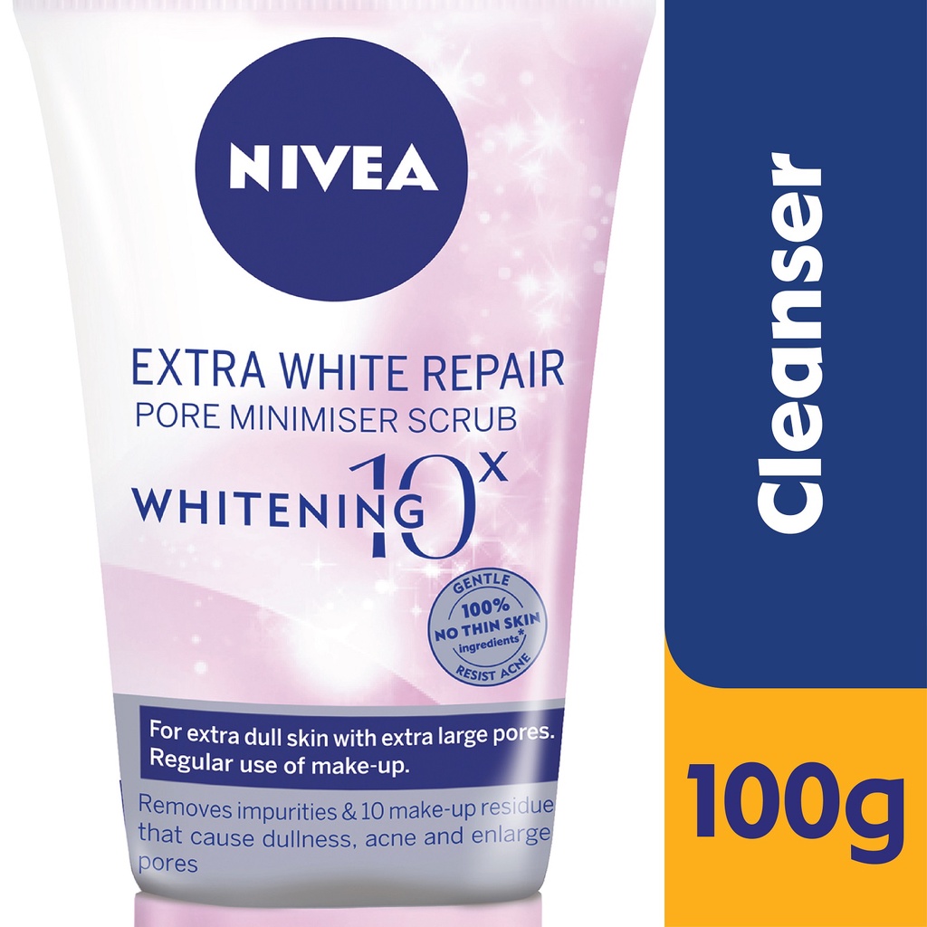 Nivea Visage Scrub 100ml S/wht