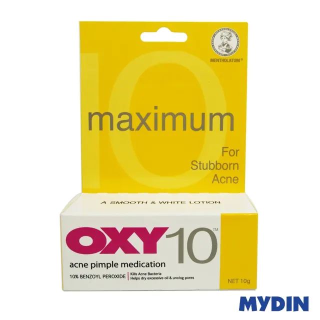 Oxy 10 Max Strength Acne F/trm Crm 10g