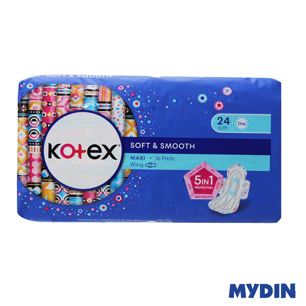 Kotex Ss Pad Mx Wg 24cm 16S