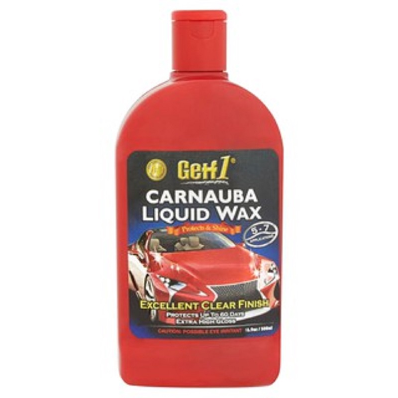 Getf1 Carnauba Liquid Wax Gf500cw 500ml