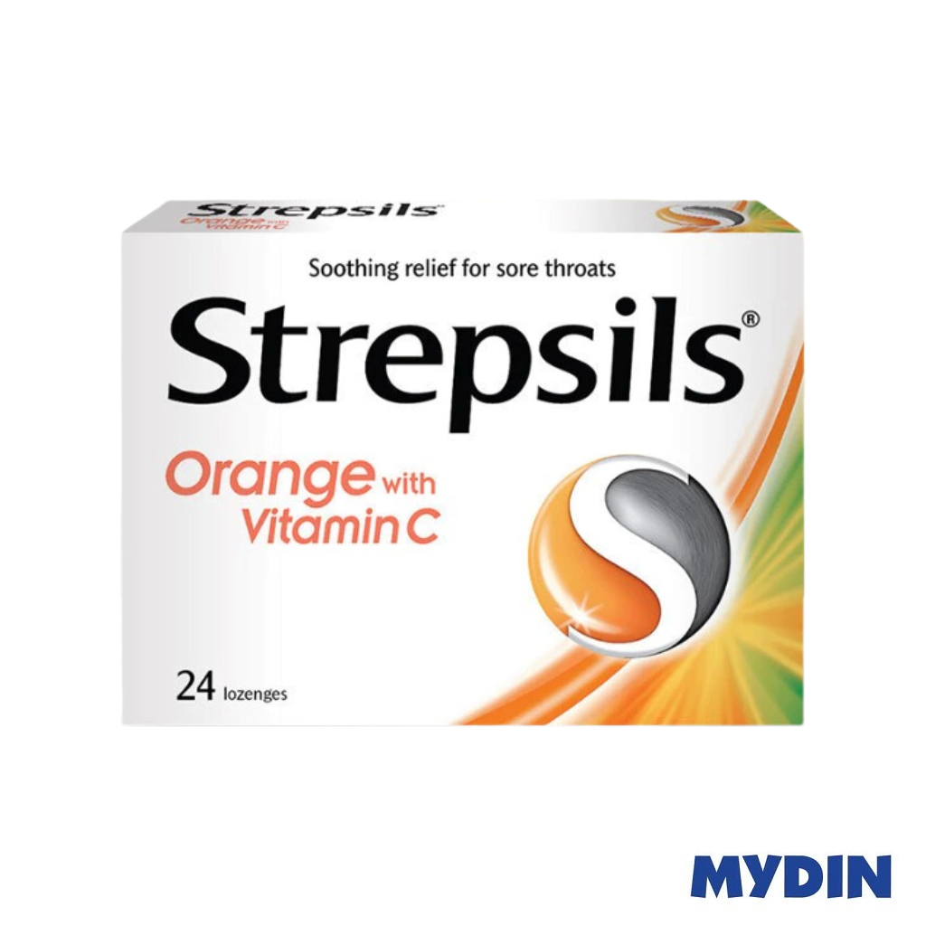 Strepsils Vit C Swts 24×100g Orange