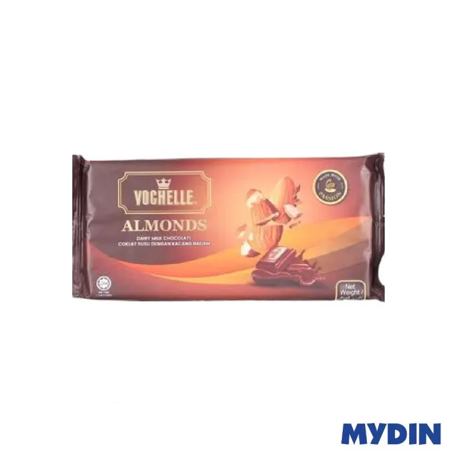 Vochelle Block Choc 140g Almnd