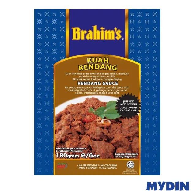 Brahim Rendang Sce 180g