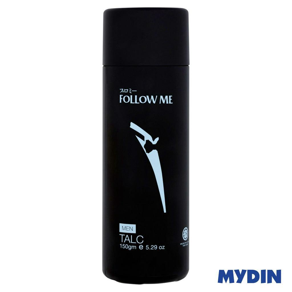 Follow Me Black Men Talcum 150g