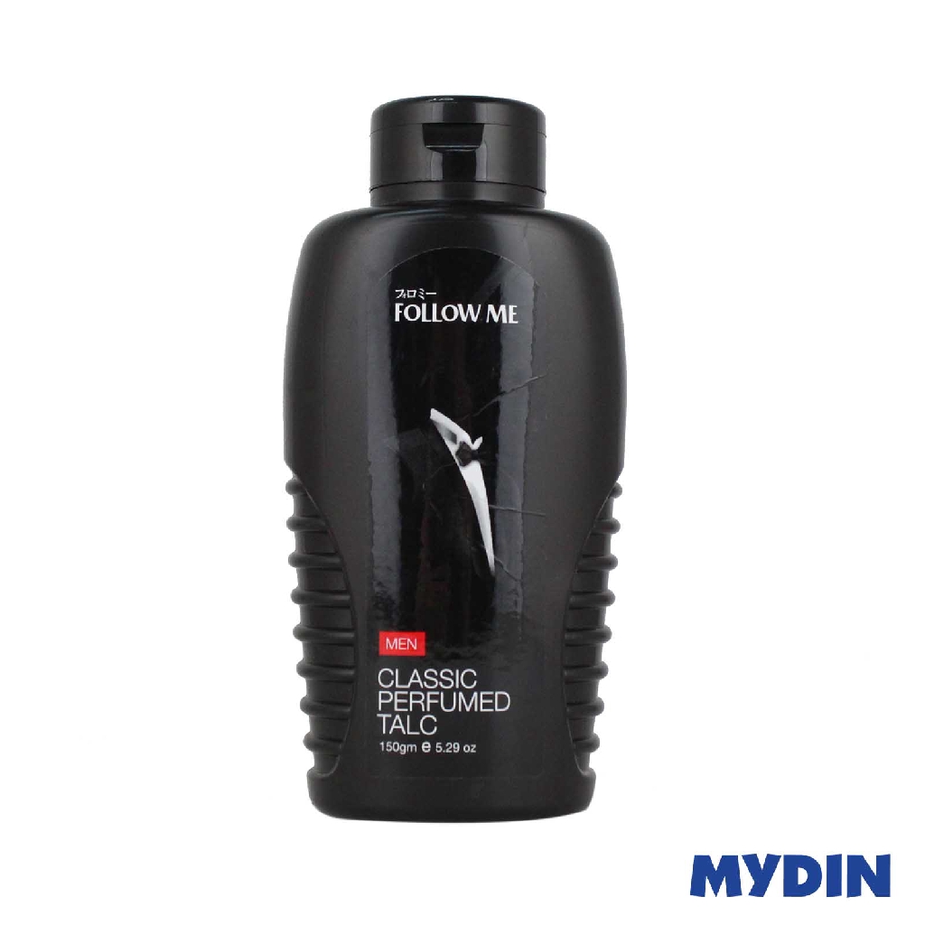 Follow Me Black Classic Talcum 150g