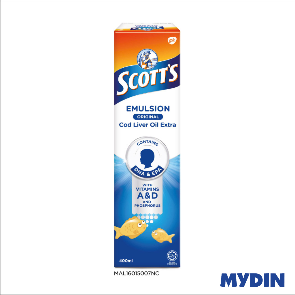 Scotts Emulsion Cod Oil 400ml-Original