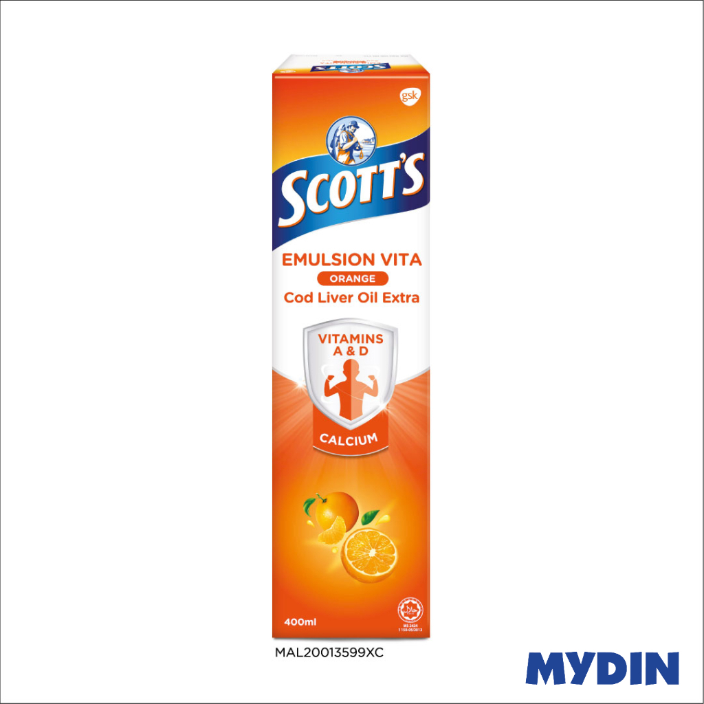 Scotts Emulsion Cod Oil 400ml-Or
