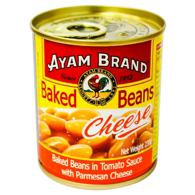 Ayam Brand Bkd Bean 230g Cheese