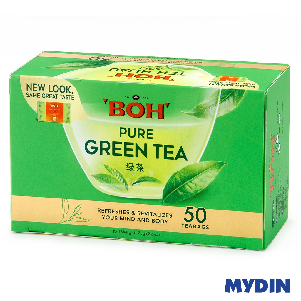 Boh Dbl Chamber Grn Tea 50×2g
