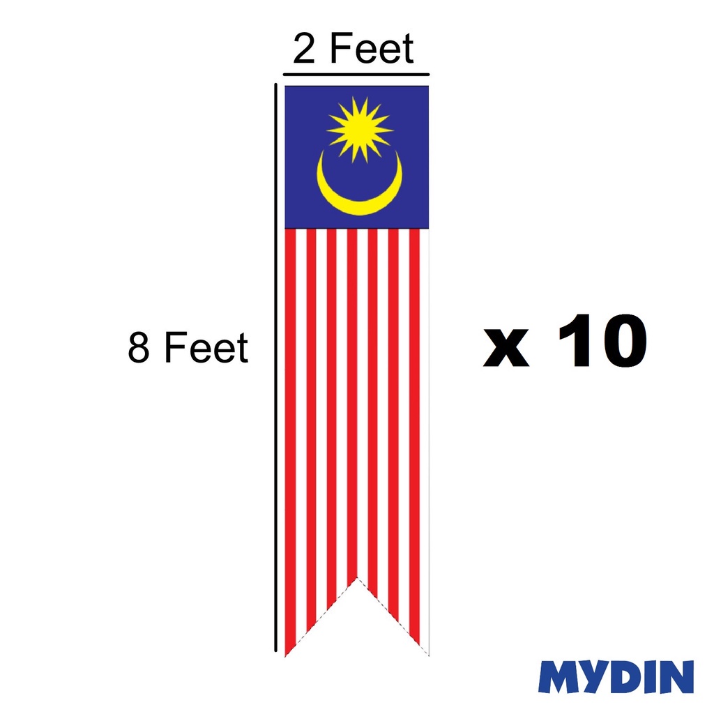 Flag Fish Malaysia 8ftx2ft Q29029