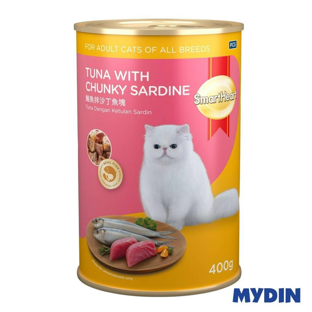 Smartheart Adult Cat Tuna + Sardine 400g