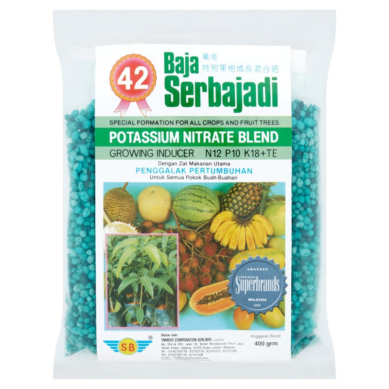 Serbajadi Frt Tree G-Inducr Fertlzr 400g