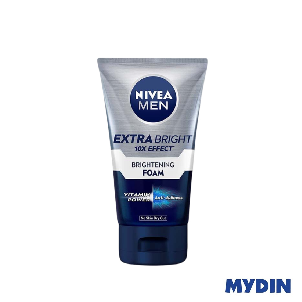 Nivea Men Ext Wht 10x Foam 100g