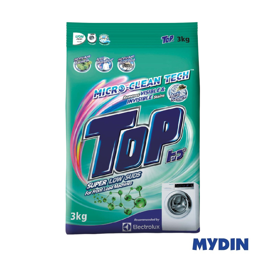 Top Deterg Pwd 3kg Low Sud