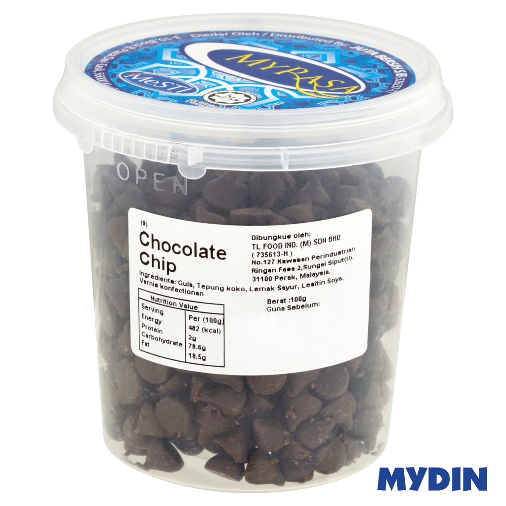 Myrasa Choc Chips 100g