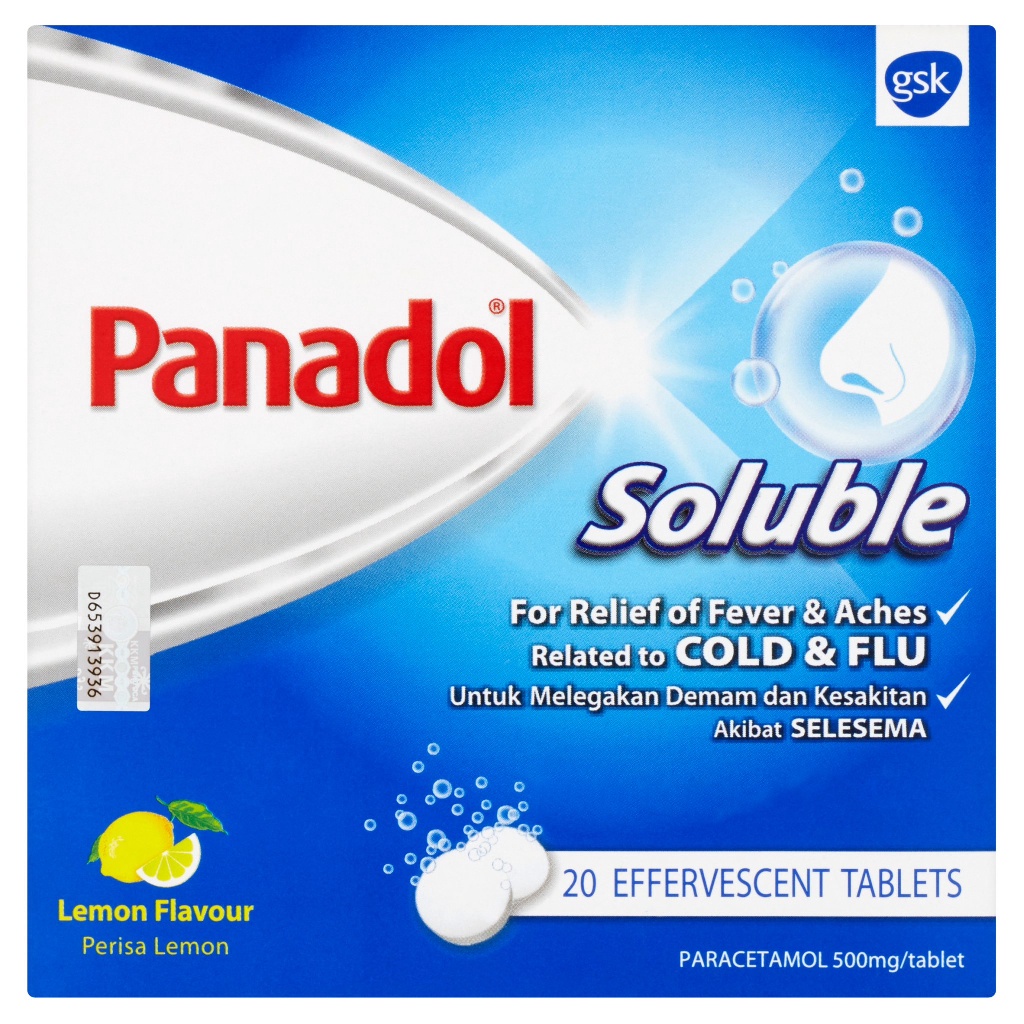 Panadol Soluble Flu Relief Tab 4×5