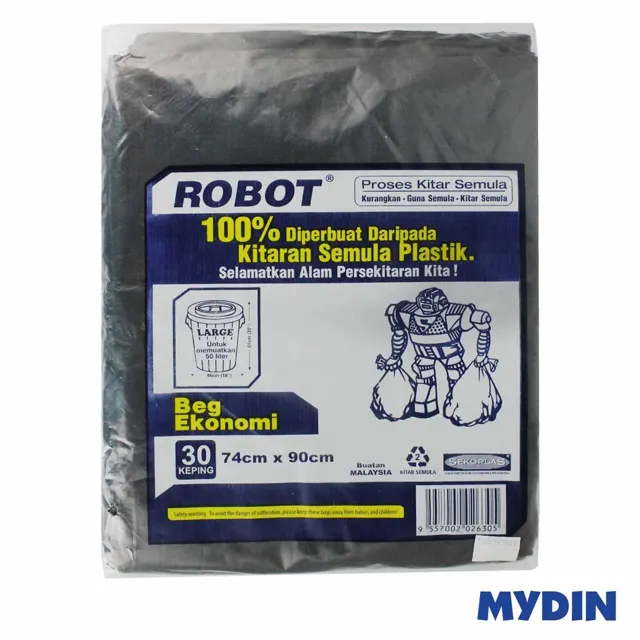 Sekoplas Robot Gb 74×90cm L30 Black