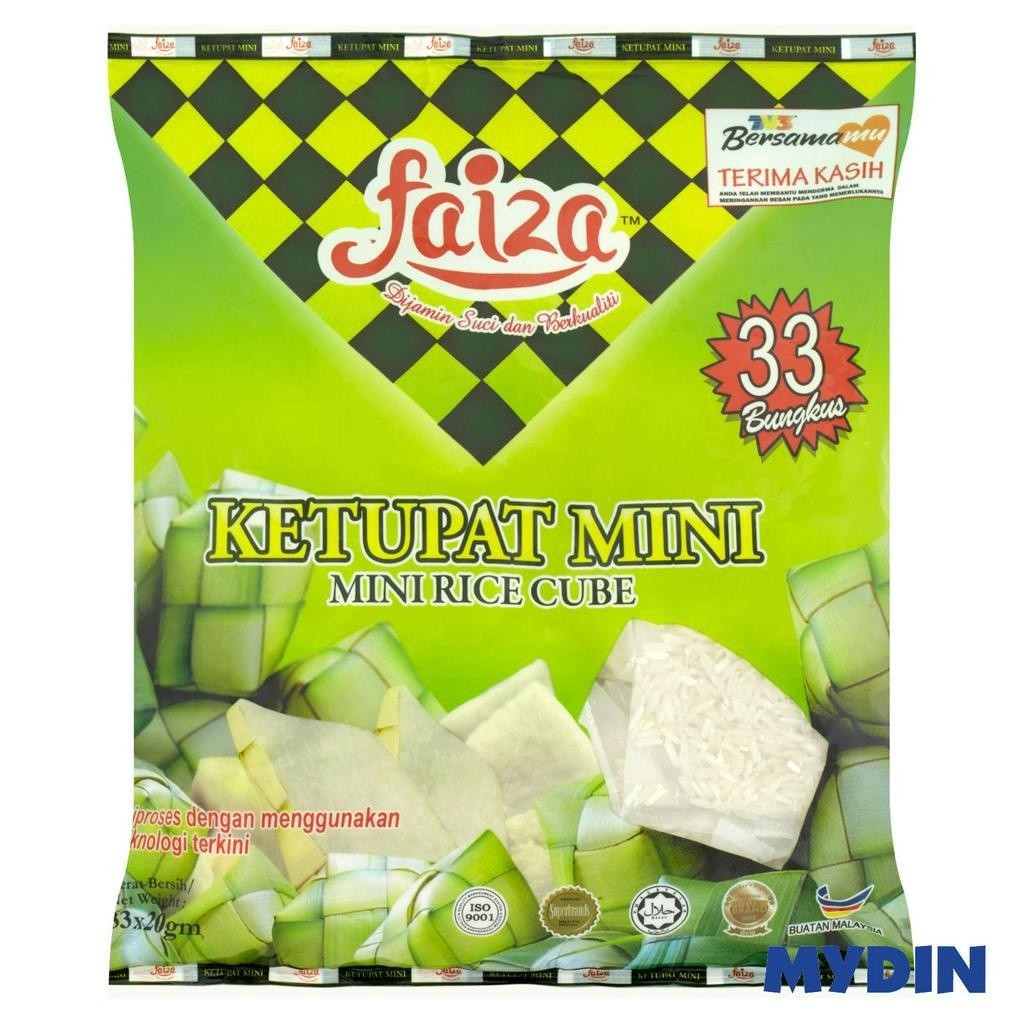 Faiza Ketupat Rice Mini 33×20g