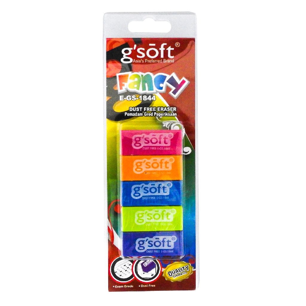 G Soft Eraser Df Col 5S Bc-1844-5