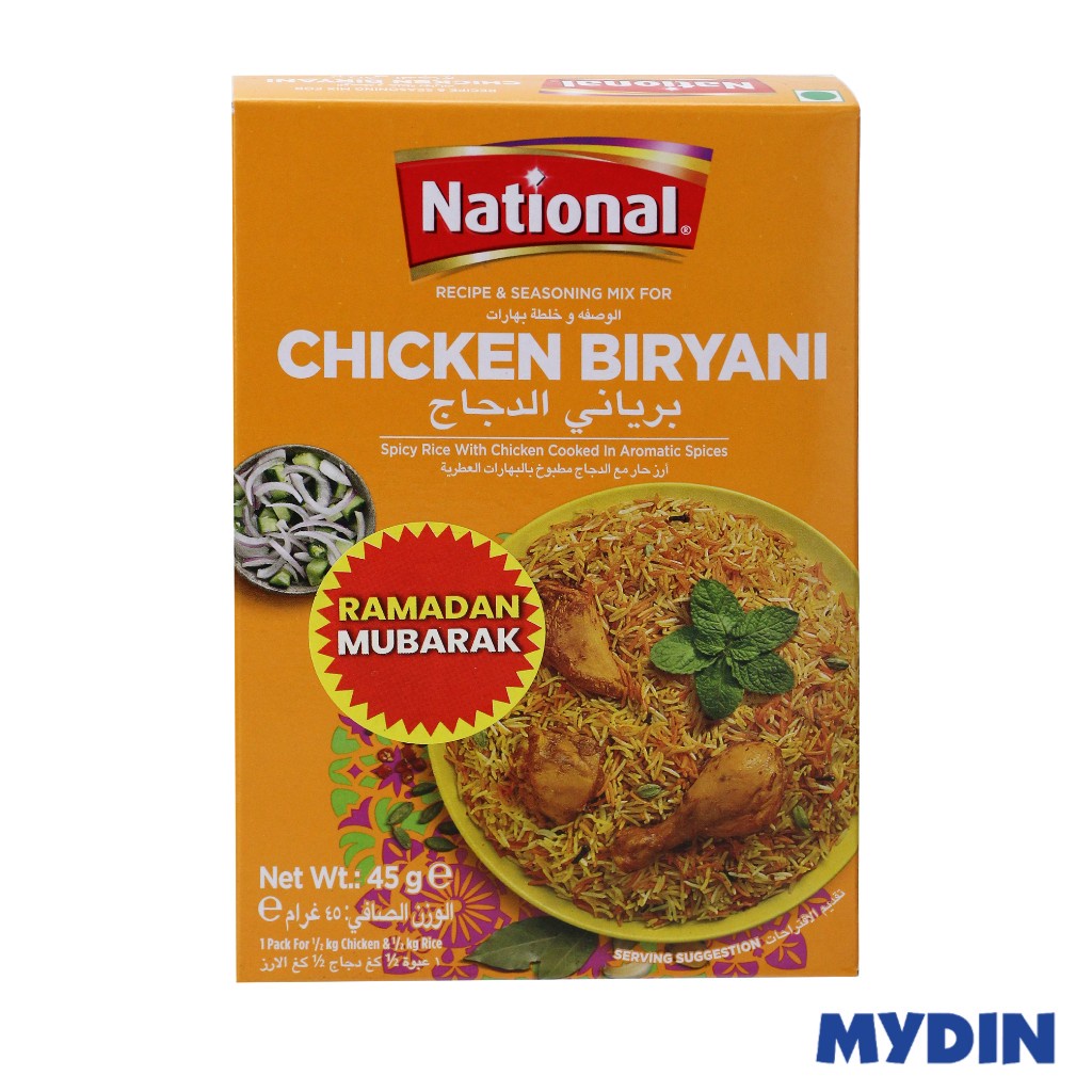 National Chic Biryani Masala Pwd 45g