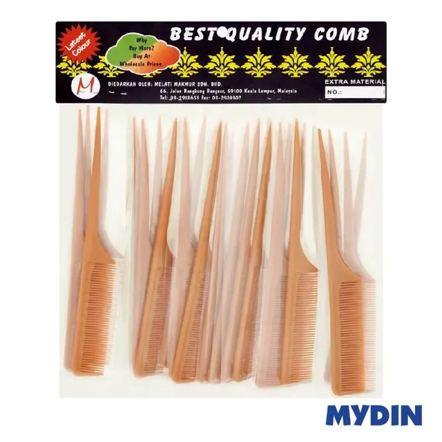 Best Quality Comb Brown 24S 8.5in 7413