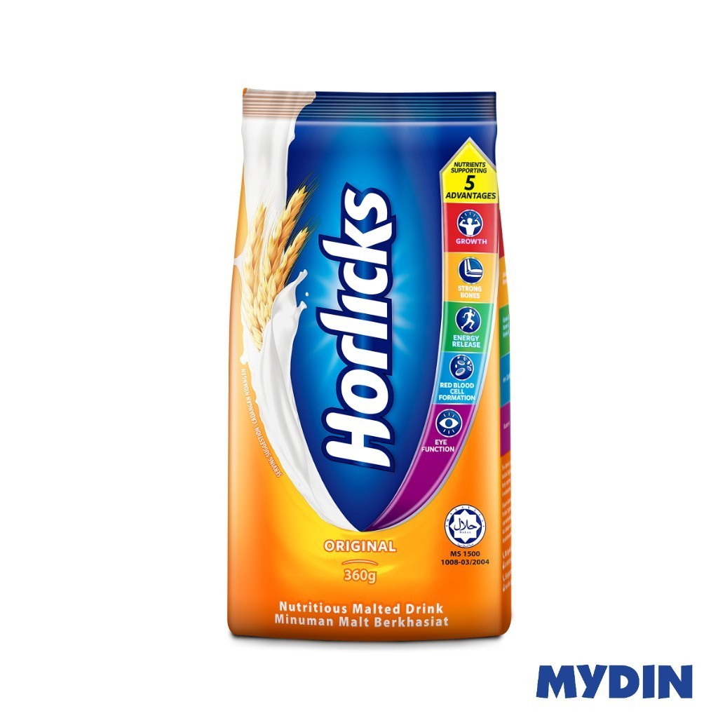 Horlicks Original Malted Drink Refill Pack 360g