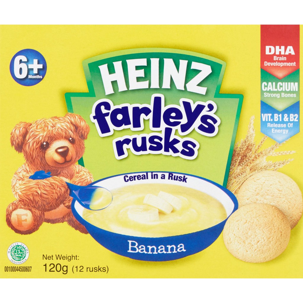 Heinz Farleys Baby Rusk 120g Bnna