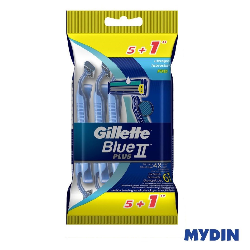 Gillette Blue Ii Rzr P/bag Disp 5+1
