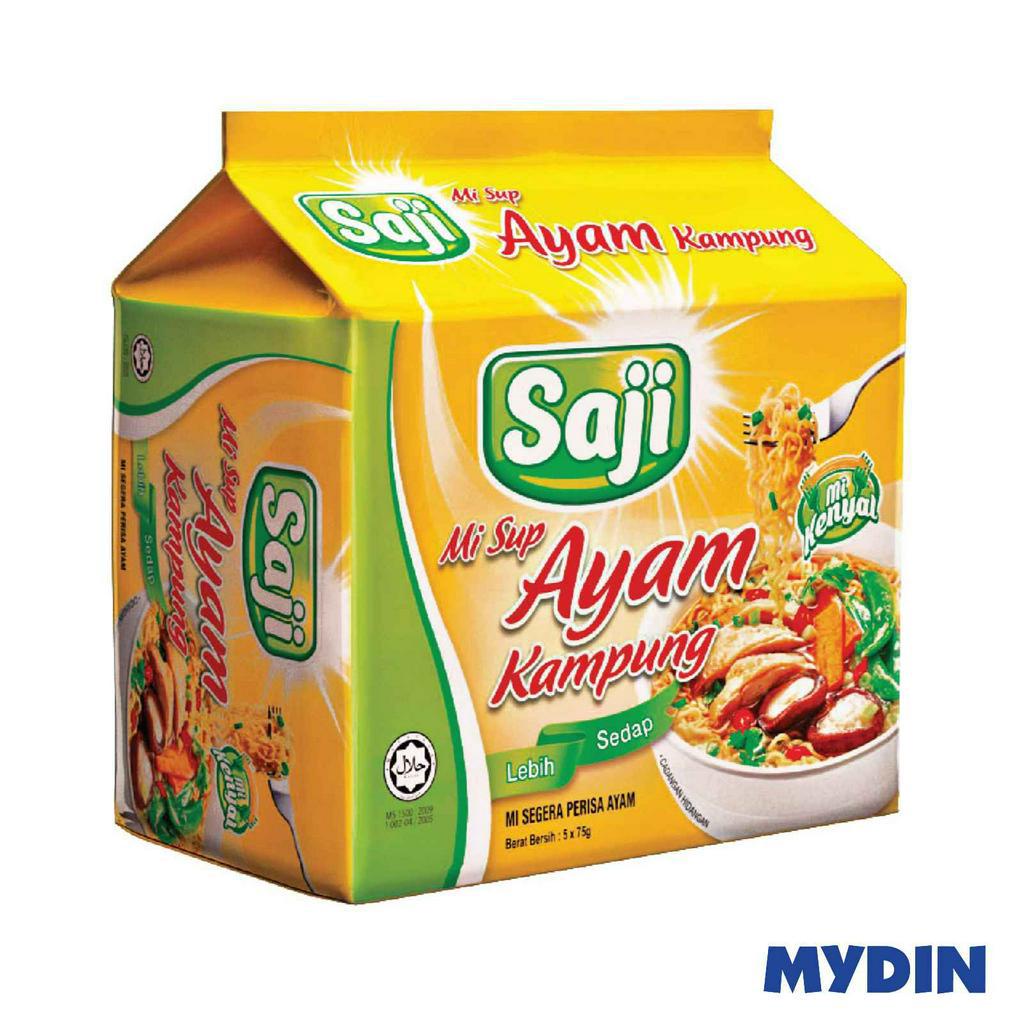 Sajimee Instant Ndls 5×75g Sup Ayam Kmpg
