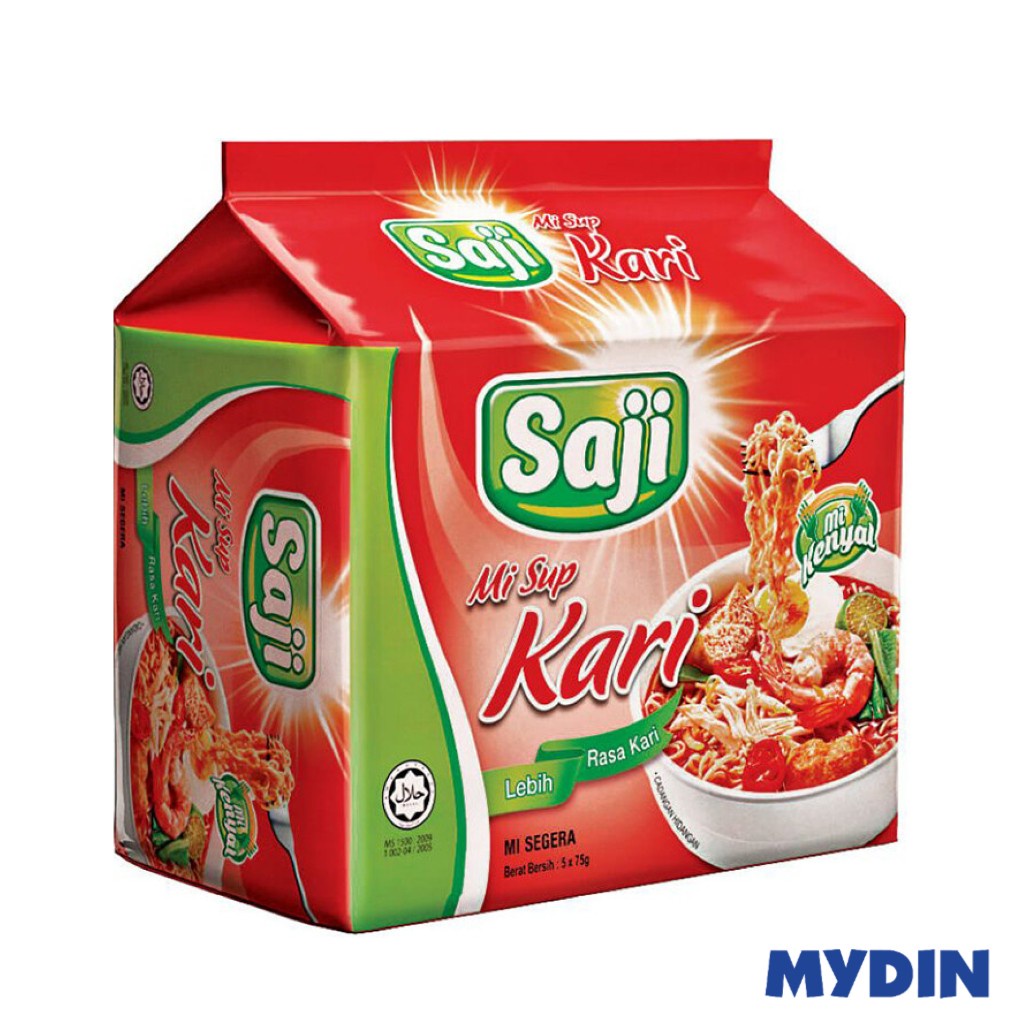 Sajimee Instant Ndls 5×75g Sup Kari