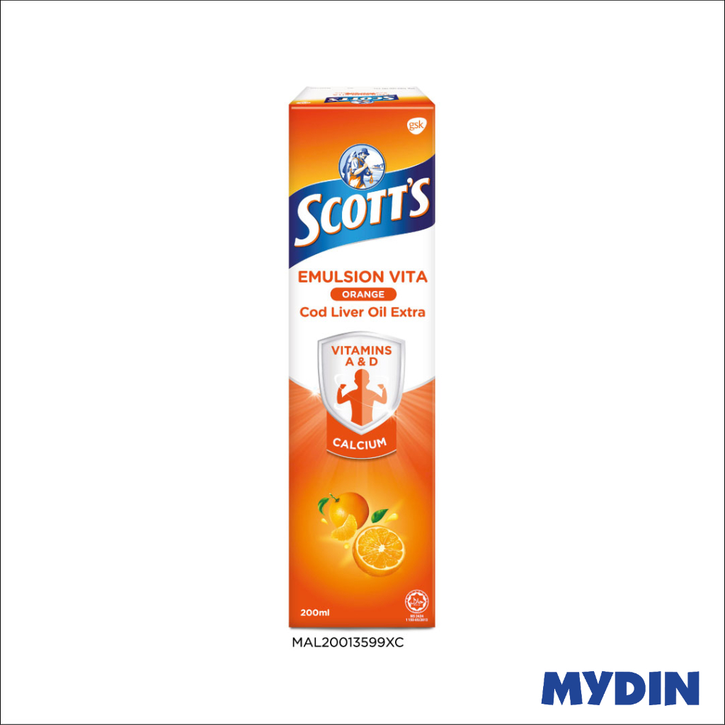 Scotts Emulsion 200ml-Orange