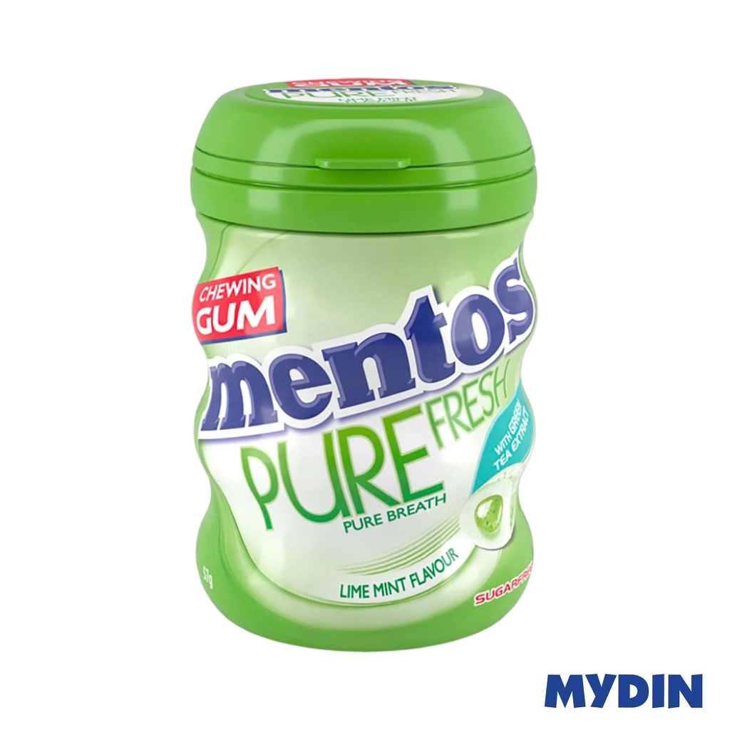Mentos Pure Frsh Gum Limemint 57.5g
