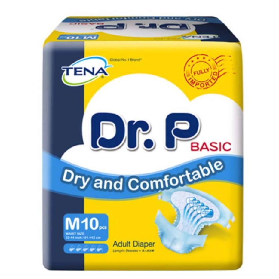 Dr P Basic Adult Diaper M10