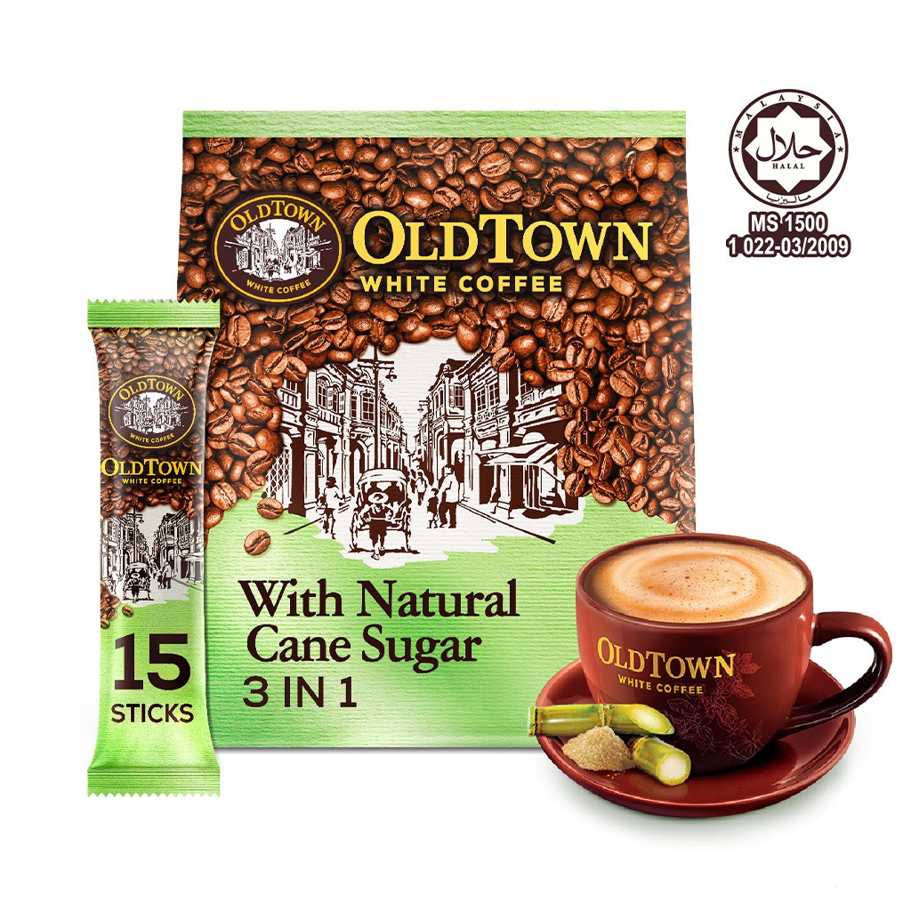 Old Town W/coffee 3in1 15×32.5g Sugar Can